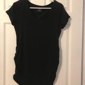 Motherhood maternity basic black tee